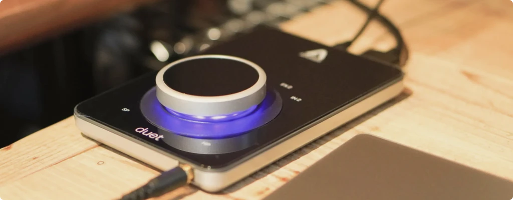Apogee Duet 3 Review_ Best Value for MAC Users connected to cables in a studio environment