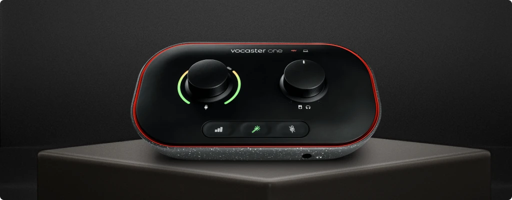 Vocaster One Perfect Audio Interface for Podcasters and Streamers