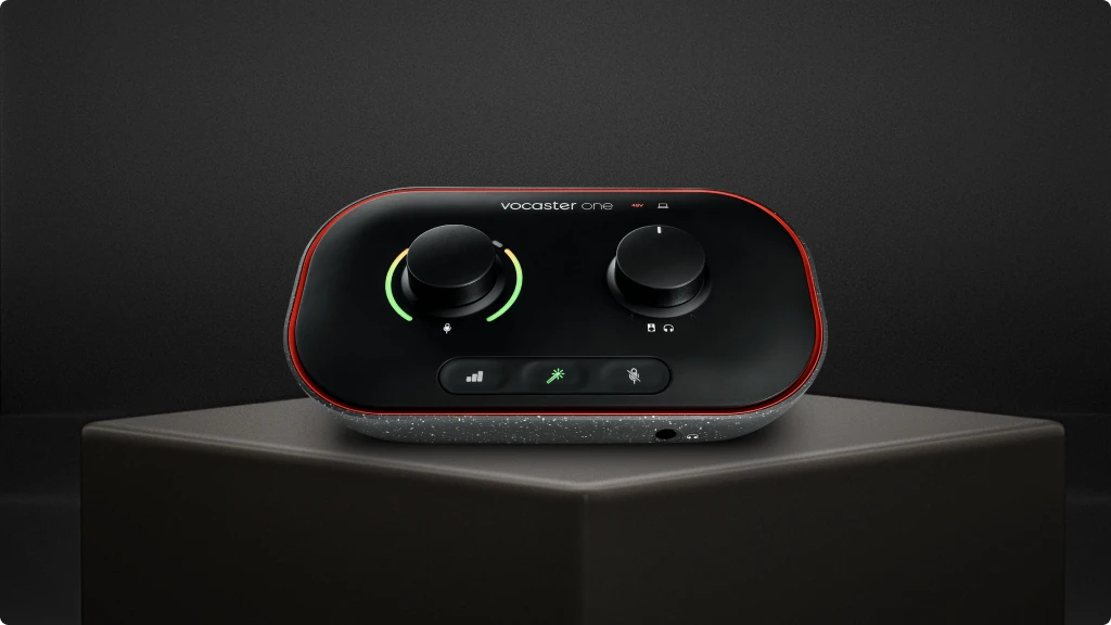 Vocaster One Perfect Audio Interface for Podcasters and Streamers
