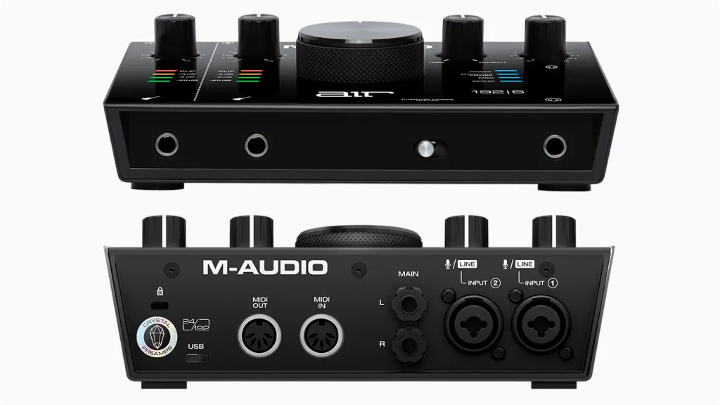 m-audio AIR 192 6 front and back