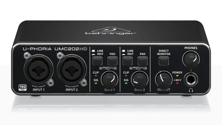 Behringer U-Phoria UMC202HD audio interface