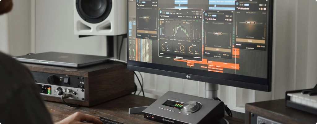 Best Audio Interface for Home Studio Budget to Pro 2028 - man in a home studio