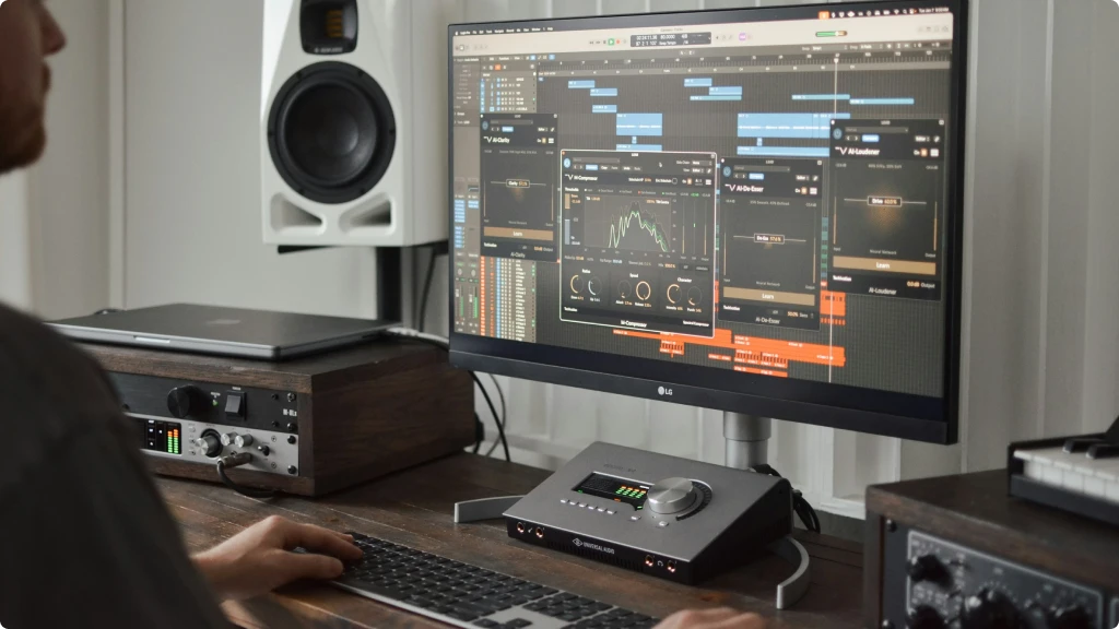 Best Audio Interface for Home Studio Budget to Pro 2028 - man in a home studio