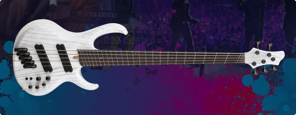 Ibanez BTB865MS bass front view