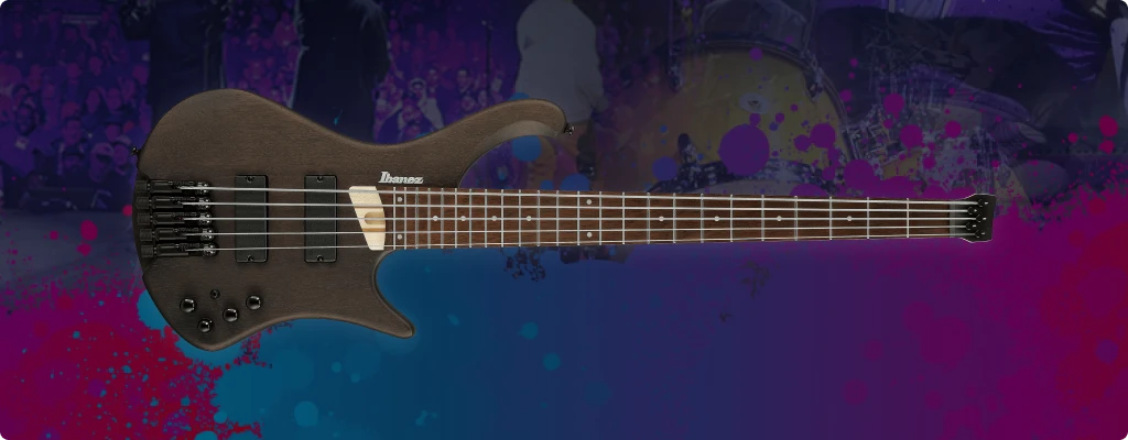 Ibanez EHB605 Bass guitar front view