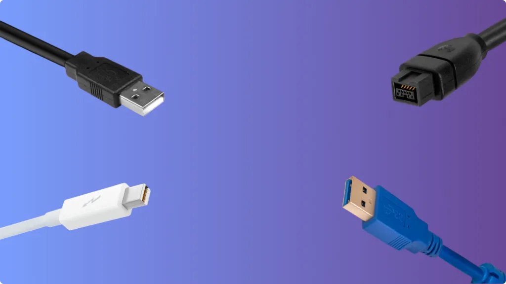 USB vs Thunderbolt vs FireWire Audio Interface connections