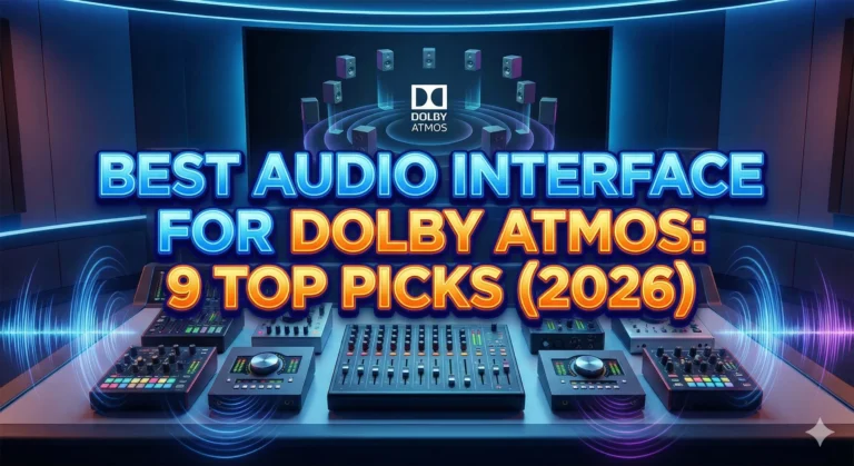 AI Generated cover image Best Audio Interface for Dolby Atmos: 9 Top Picks (2026)