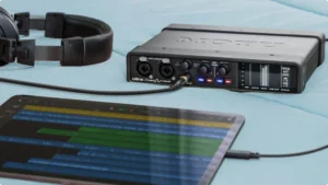 MOTU UltraLite-mk5 Review audio interface in a home studio environment